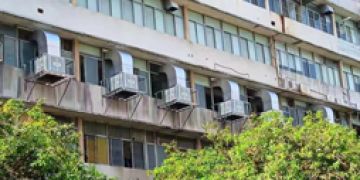 廠房降溫安裝蒸發(fā)式環(huán)保空調(diào)的過程