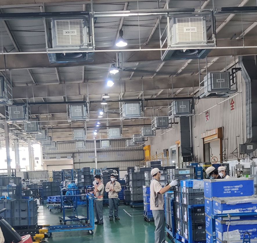 環保空調為倉儲車間降溫通風.jpg